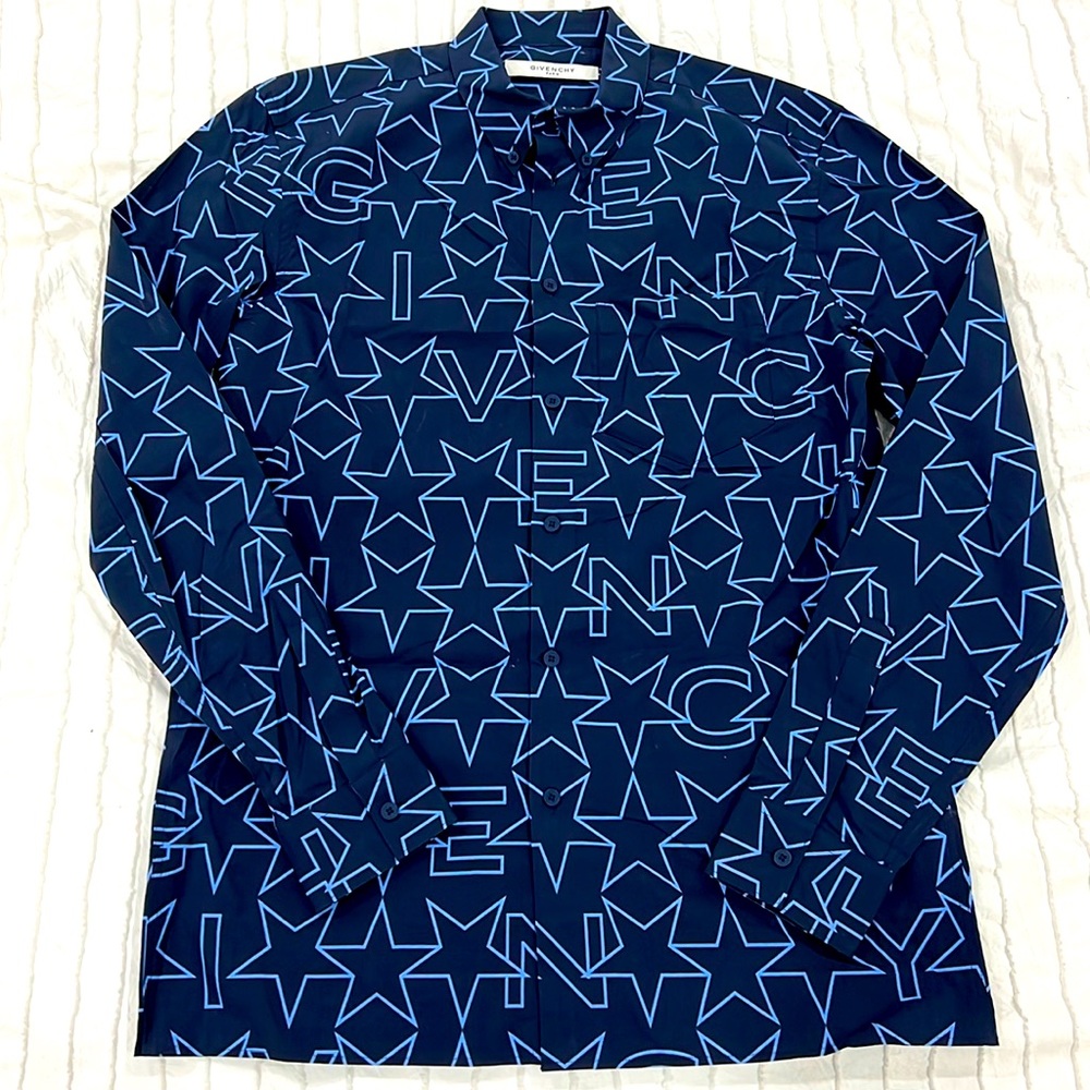 Givenchy Stars L/S Dress Shirt - 38